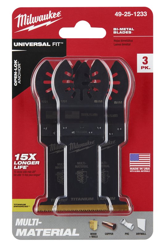 BLADE M-MATL BI-METAL 1-3/8IN