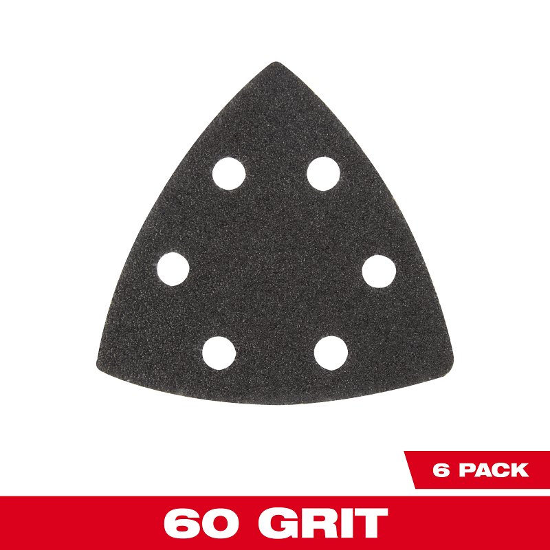 SANDPAPER TRIANGLE 60GRT 1/2IN