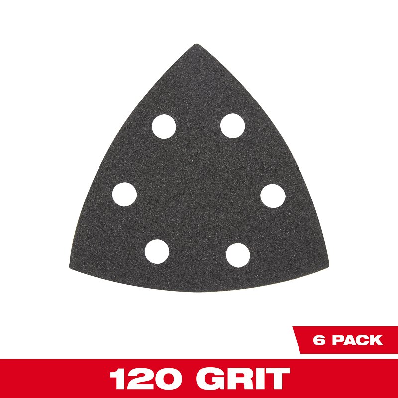 SANDPAPER TRIANGLE 120GR 1/2IN