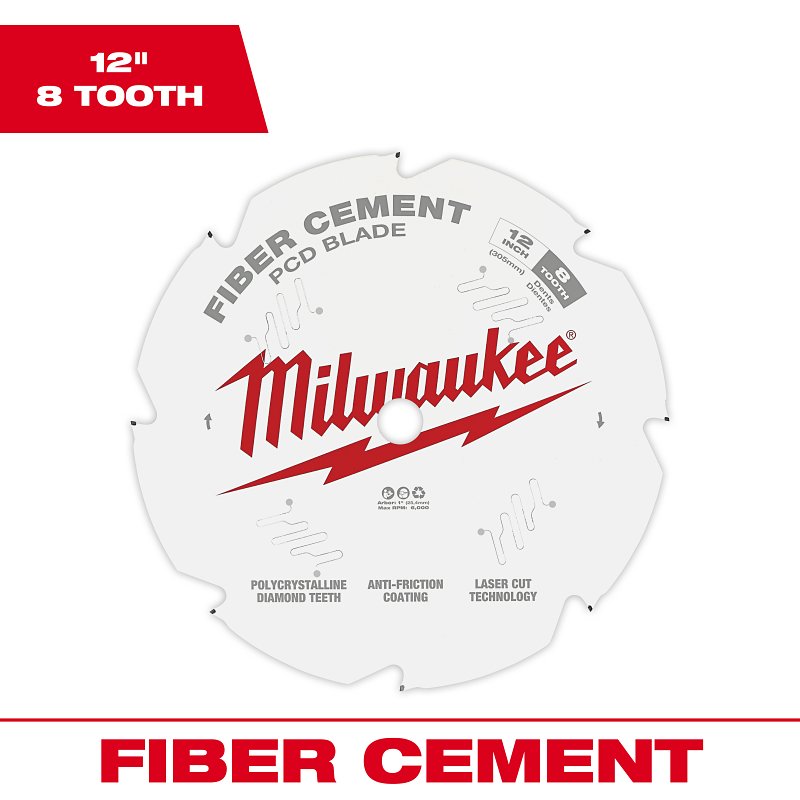 BLADE SAW CIR PCD/FC 8T 12IN