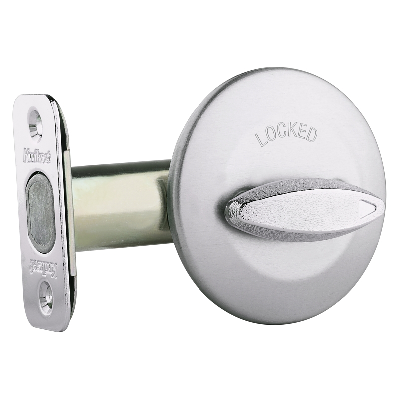 Kwikset 660 Series 663 26D Deadbolt, 3 Grade, Zinc, Satin Chrome, 2-3/8 in Backset, 1-3/8 to 1-3/4 in Thick Door