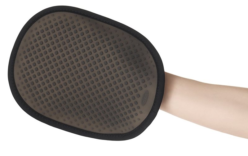 Oxo 11220500 Pot Holder, Fabric/Silicone, Black