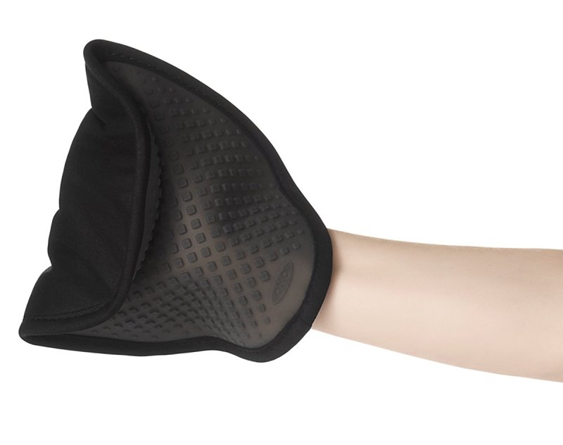 Oxo 11220500 Pot Holder, Fabric/Silicone, Black