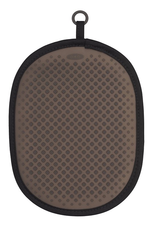 Oxo 11220500 Pot Holder, Fabric/Silicone, Black