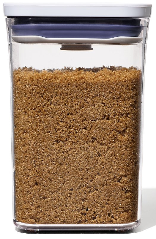 Good Grips POP 11234000 Food Container, 1.1 qt Capacity, Plastic, Clear, 4.3 in L, 4.3 in W, 6.3 in H
