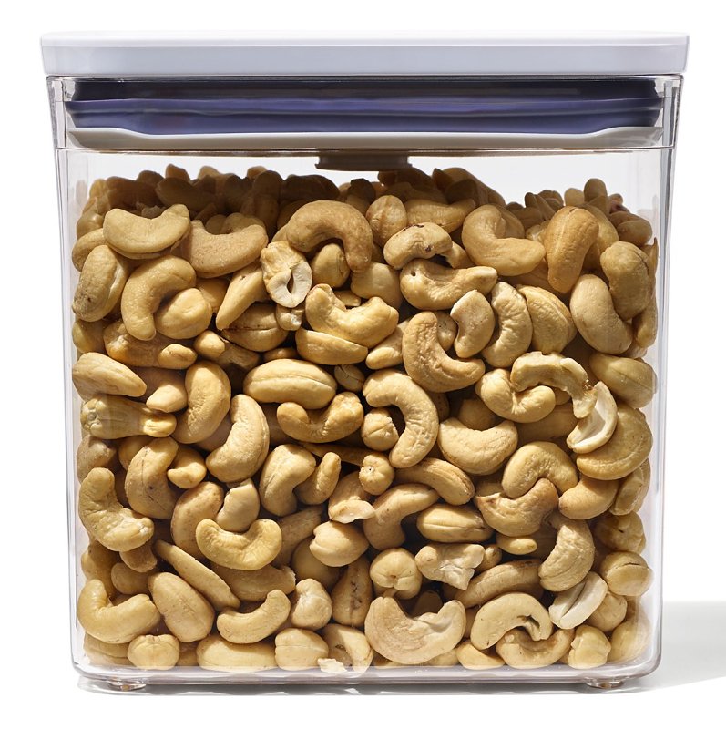 Good Grips POP 11234600 Food Container, 1.7 qt Capacity, Plastic, Clear, 6.3 in L, 4.1 in W, 6.7 in H