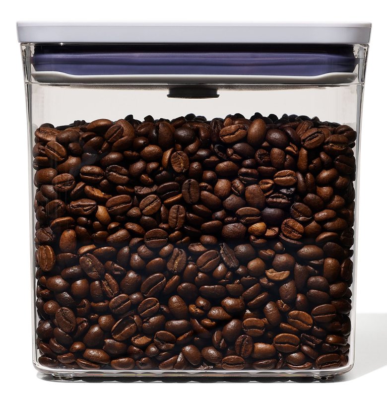 Good Grips POP 11234600 Food Container, 1.7 qt Capacity, Plastic, Clear, 6.3 in L, 4.1 in W, 6.7 in H