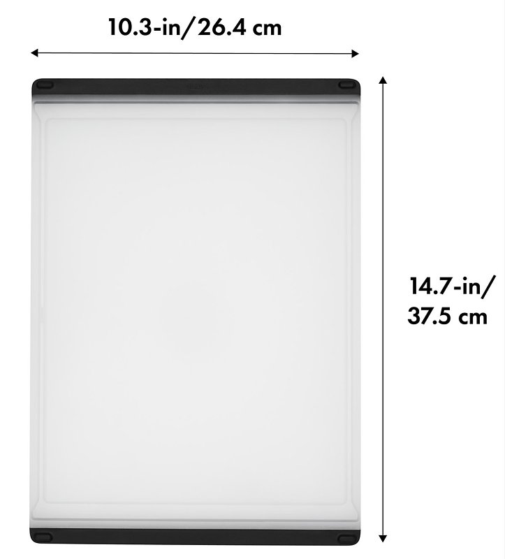 Good Grips 11272800 Utility Cutting Board, 14-3/4 in L, 10-1/2 in W
