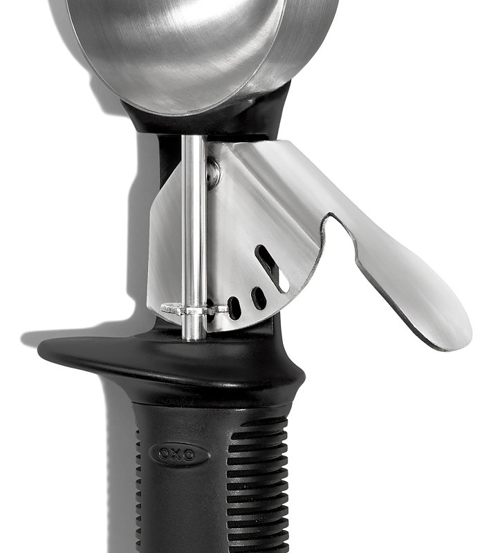 Good Grips 11295100 Classic Ice Cream Scoop, Stainless Steel, Black