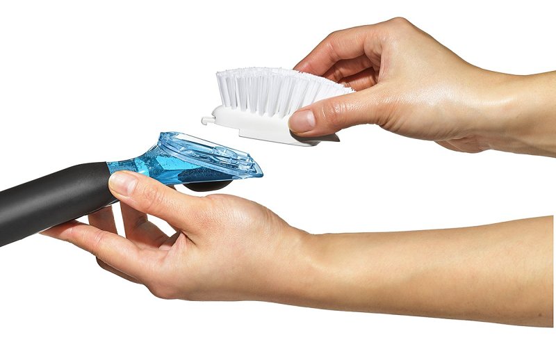 Good Grips 12361200 Soap Dispensing Dish Brush Refill, Nylon Trim