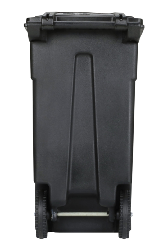 Toter 79232-R2200 Trash Can, 32 gal Capacity, Polyethylene, Black, Lid Closure