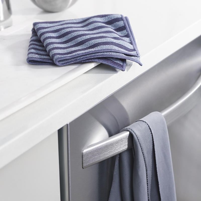 e-cloth 10617 Cleaning Cloth Set, Microfiber, Gray/Silver