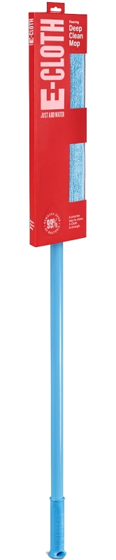 e-cloth 10620 Deep Clean Mop, Aluminum/Polyamide/Polyester, Blue/Silver