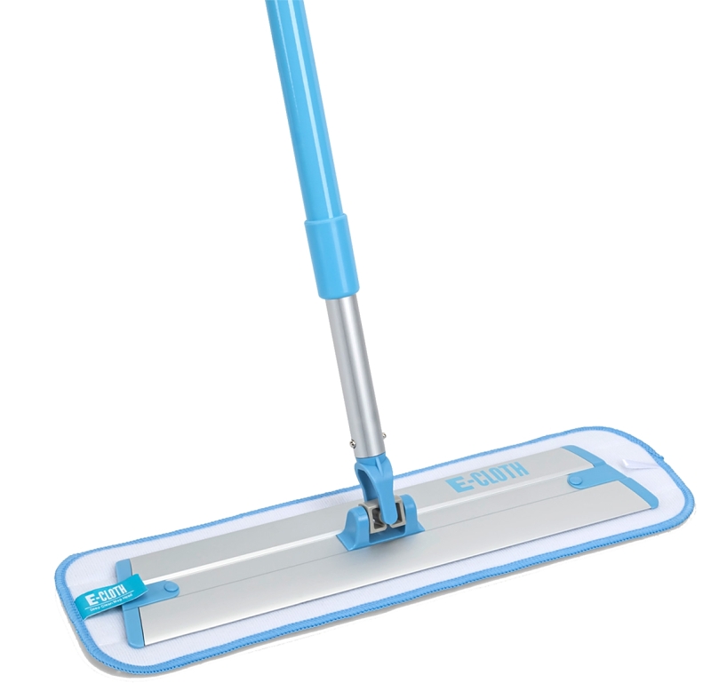 e-cloth 10620 Deep Clean Mop, Aluminum/Polyamide/Polyester, Blue/Silver