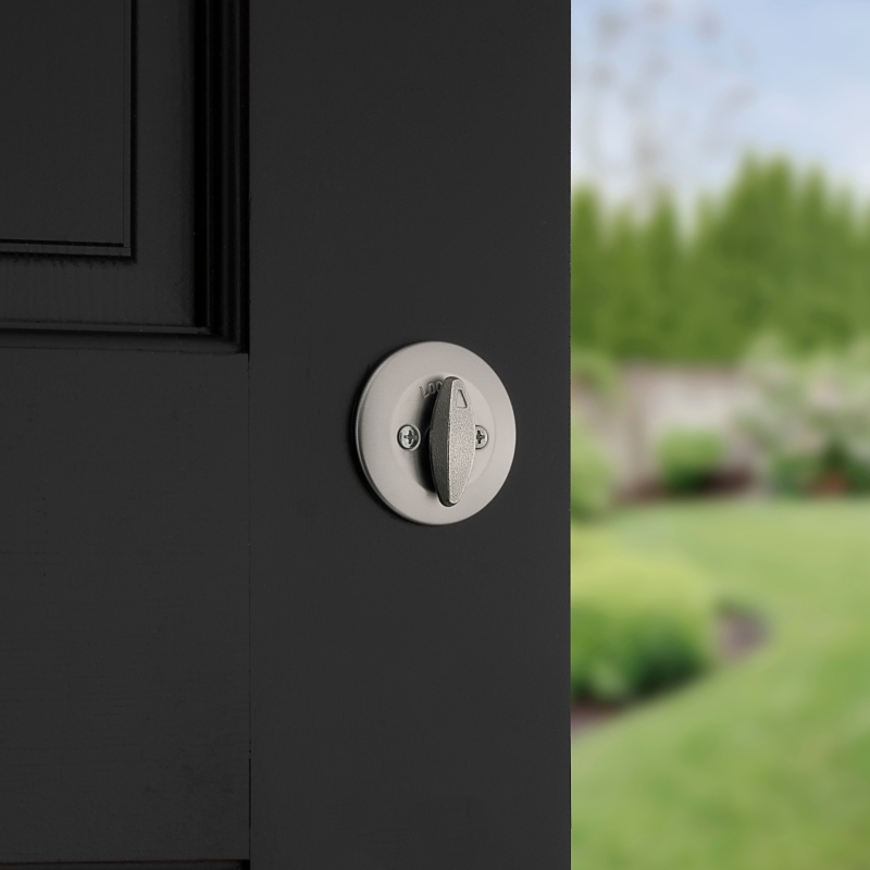 Kwikset 660 Series 660 15 SMT Deadbolt, Traditional, 3 Grade, Keyed Key, Zinc, Satin Nickel, 2-3/8 to 2-3/4 in Backset