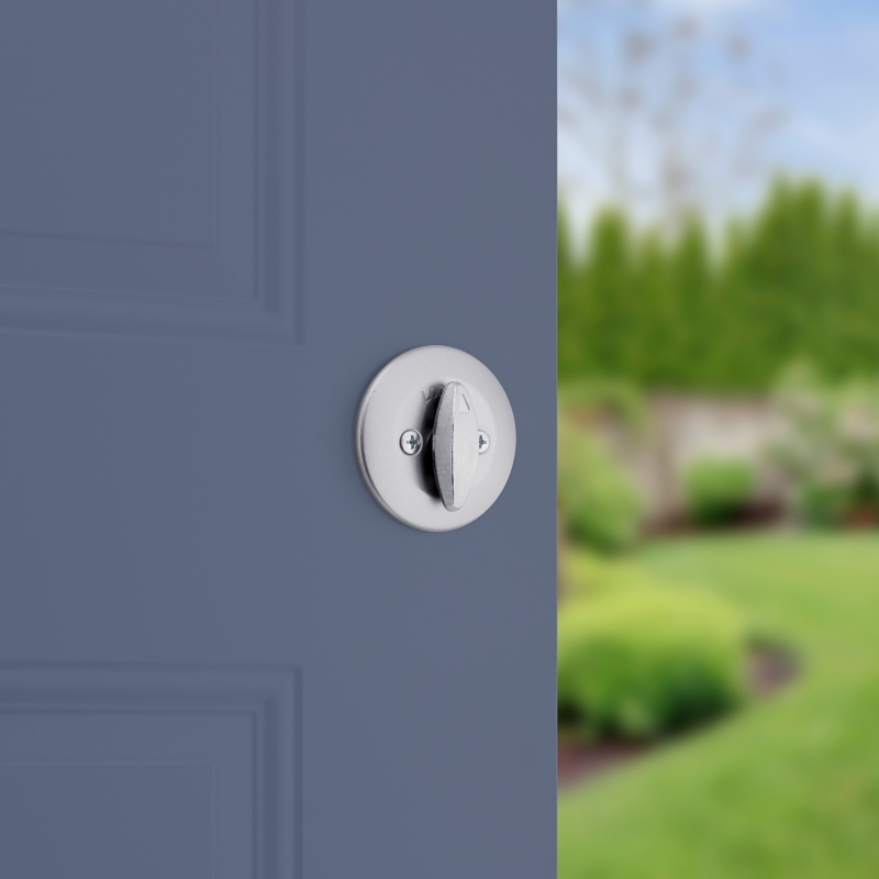 Kwikset 660 Series Series 660M 26D SMT C Deadbolt, Traditional, 3 Grade, Keyed Key, Zinc, Satin Chrome, KW1 Keyway, 1/PK