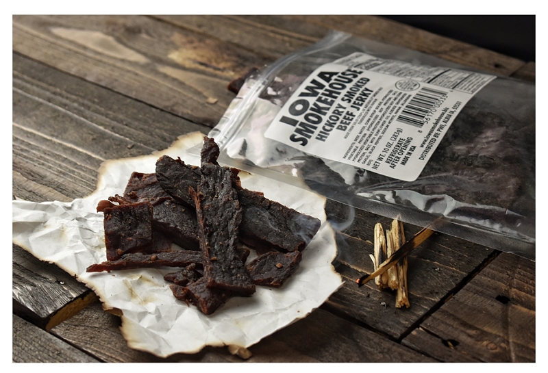 Iowa Smokehouse IS-10JH Beef Jerky, Hickory, 10 oz, Pack