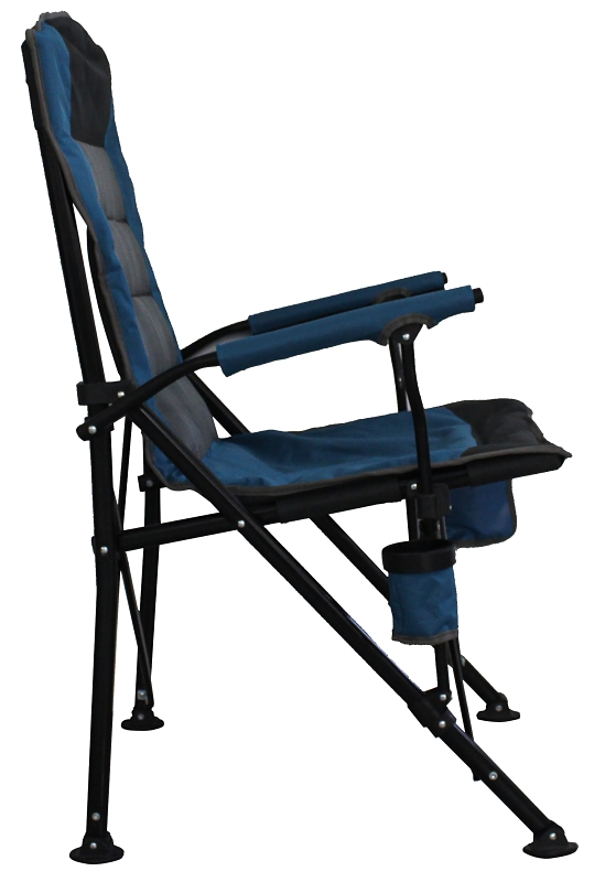 Seasonal Trends DPF01021-OR Deluxe Folding Camping Chair, 70 cm W, 68 cm D, 113.5 cm H, 300 lb Capacity