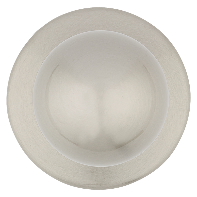 Kwikset 200P 15CP Passage Knob, Polo, 2-23/32 in L x 2-5/8 in W Dimensions, Zinc, Satin Nickel