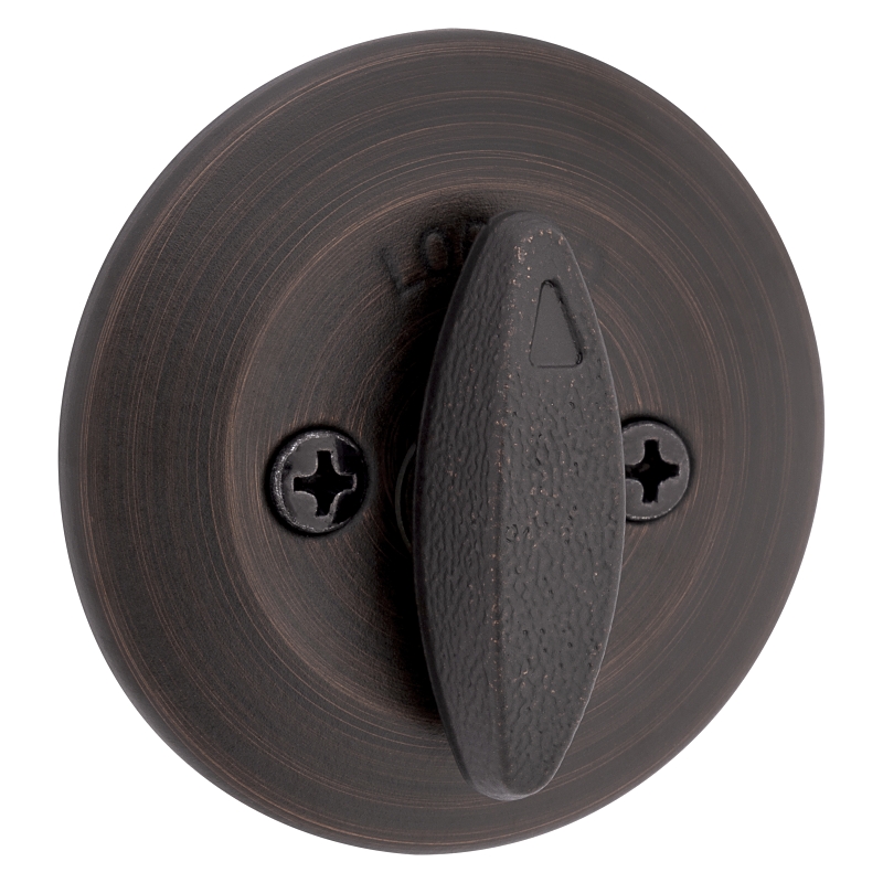 Kwikset 660 11P RCAL RCS Deadbolt, Different, Smartkey Key, Steel, Venetian Bronze, 2-3/8 to 2-3/4 in Backset
