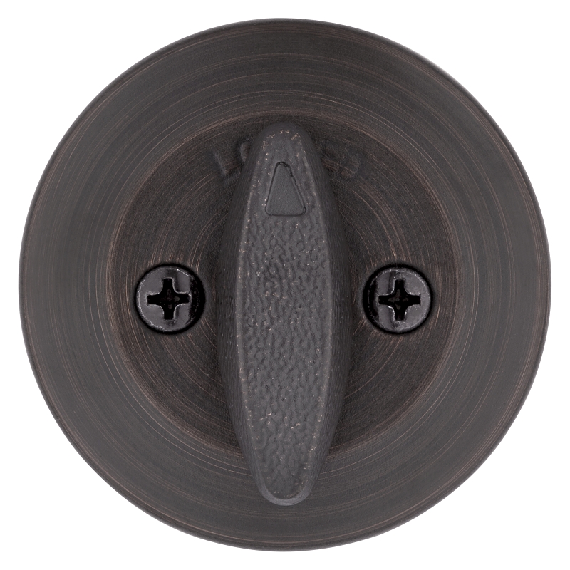 Kwikset 660 11P RCAL RCS Deadbolt, Different, Smartkey Key, Steel, Venetian Bronze, 2-3/8 to 2-3/4 in Backset