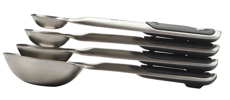 Good Grips 11132100 Measuring Spoon Set, Stainless Steel