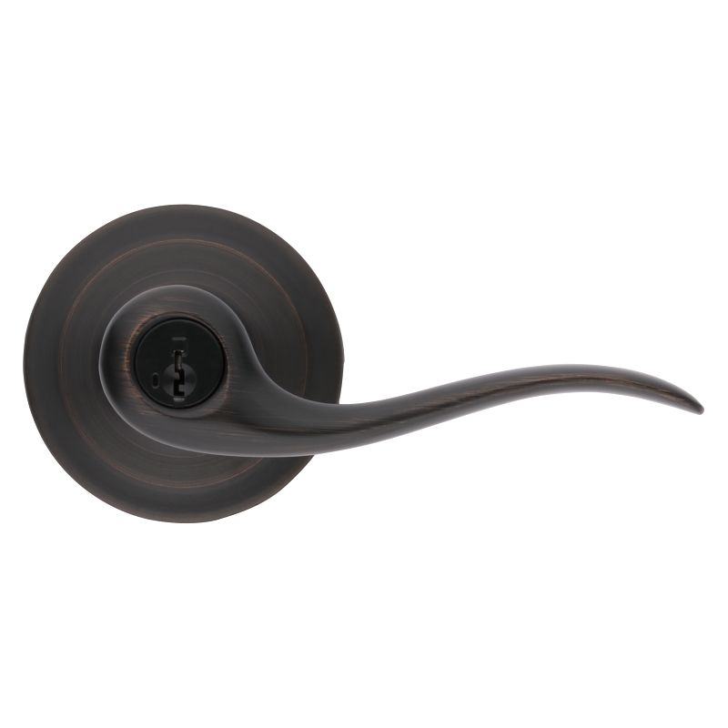Kwikset Signature Series 740TNL 11PSMTRCAL Entry Lever, Venetian Bronze, Re-Key Technology: SmartKey, 4-7/32 in L Lever