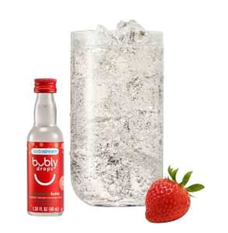 Sodastream 1025223010 Soft Drink, Strawberry Flavor, 40 mL Bottle