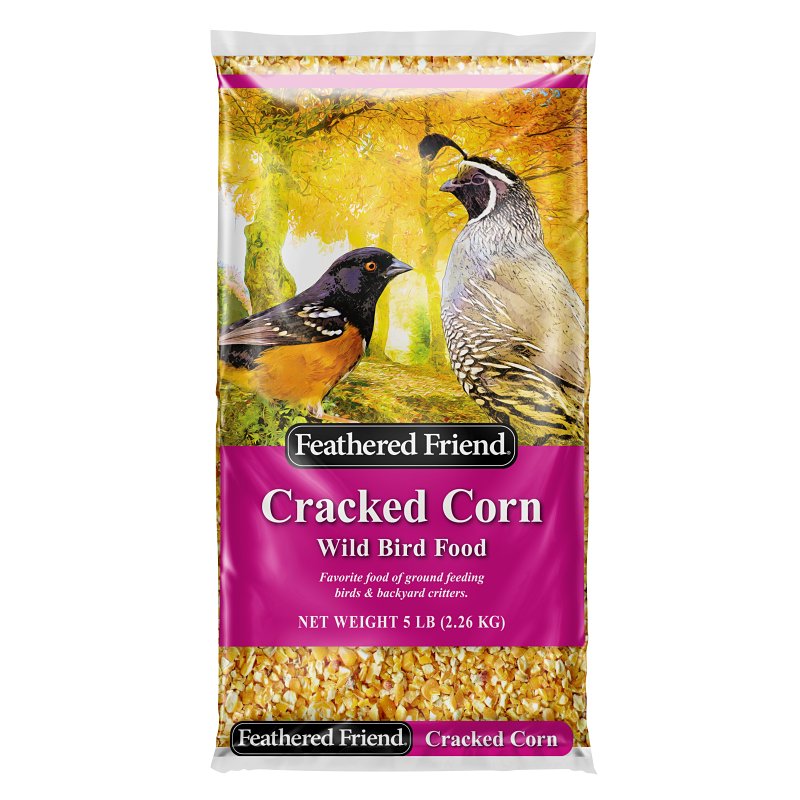 Feathered Friend 14366 Wild Bird Food, 5 lb Bag, Attracts: Birds, Jay, Quail, Sparrow