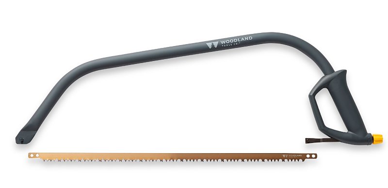 Woodland Tools Co 06-5002-100 Bow Saw, 24 in L Blade, Steel Blade, Ergonomic Grip Handle, 29-1/2 in OAL