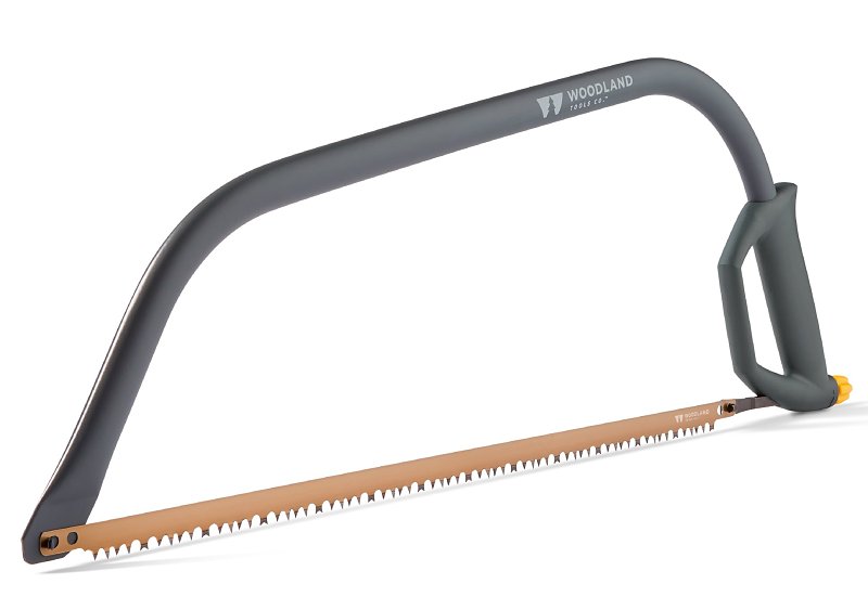 Woodland Tools Co 06-5002-100 Bow Saw, 24 in L Blade, Steel Blade, Ergonomic Grip Handle, 29-1/2 in OAL