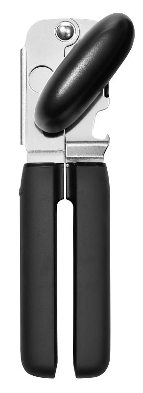 Good Grips 28081V3 Can Opener, 7 in L x 2 in W x 3 in H Dimensions, Comfort-Grip Handle, Stainless Steel, Black