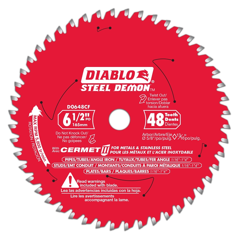 BLADE SAW STEEL 48T 6-1/2IN