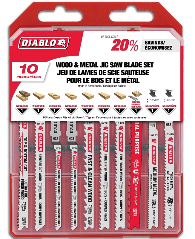 BLADE SAW JIG SET T-SHANK
