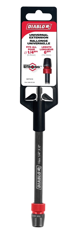 EXTENSION UNIVERSAL 1/4 X 6IN