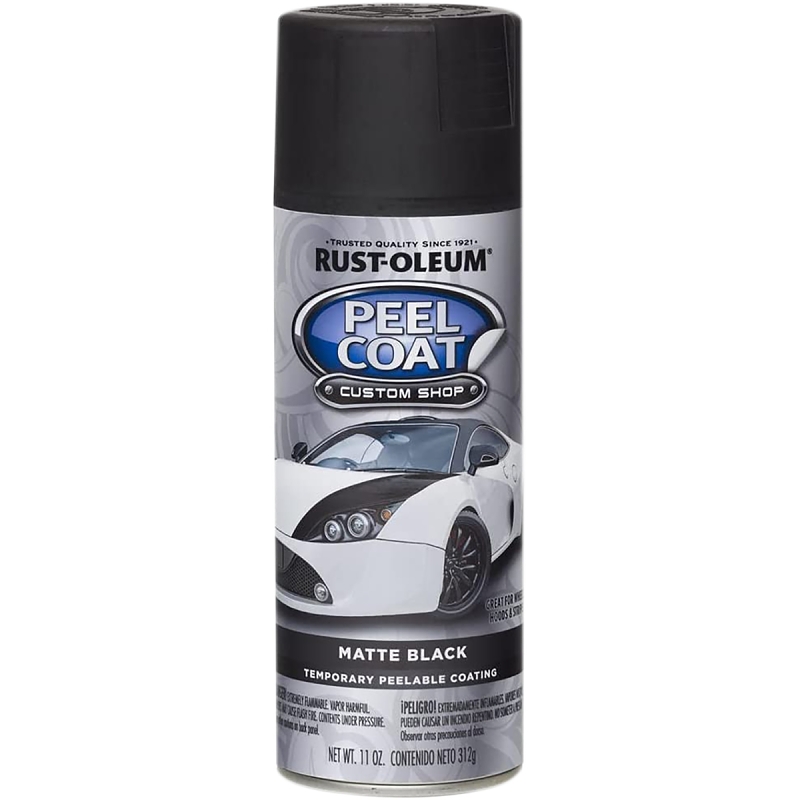 COAT SPRAY PEEL AUTO MBLK 11OZ
