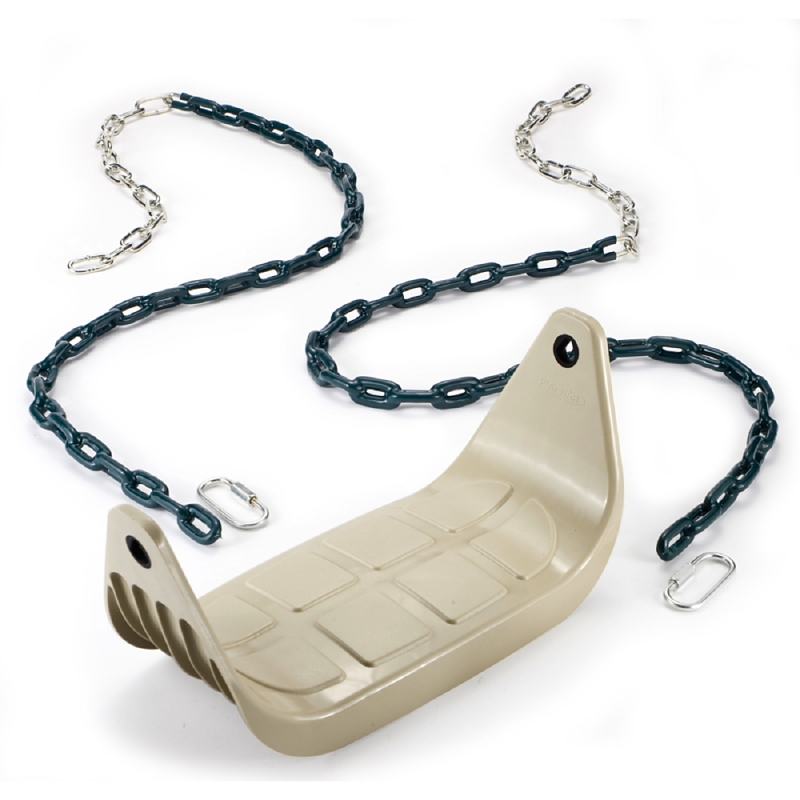 Playstar PS 7946 Rigid Swing Seat, Metal/Plastic, Beige/Cream