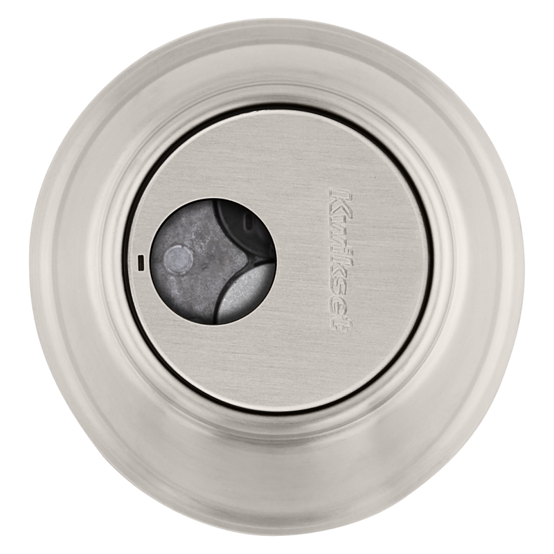 Kwikset 816 15RCAL/RCS Deadbolt, Alike Key, Steel, Satin Nickel, 2-3/8 to 2-3/4 in Backset, SmartKey Keyway