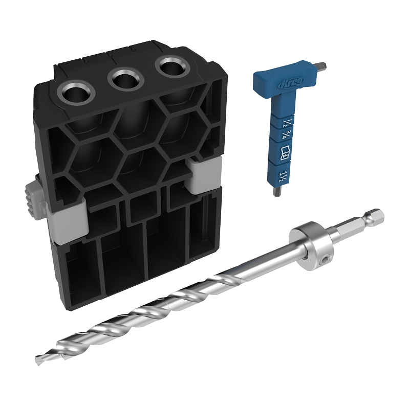 Kreg Micro-Pocket KPHA530 Series Drill Guide Kit, Includes: 500 Series Pocket-Hole Jigs