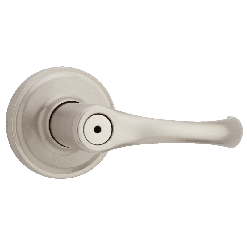 Weiser Aspen Series 9GLA3310-040 Privacy Lever, Satin Nickel, Residential, Universal Hand, 2 Grade