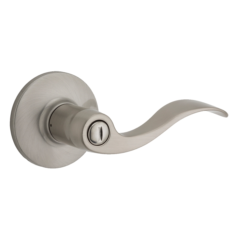Weiser Layton Series 9SL30000-034 Privacy Lever, Satin Nickel, Residential, Universal Hand, 3 Grade