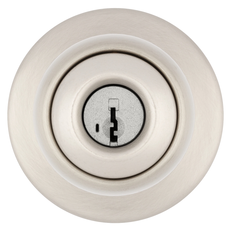 Kwikset 400P156ALRCSK3BX Keyed Entry Knob, Satin Nickel