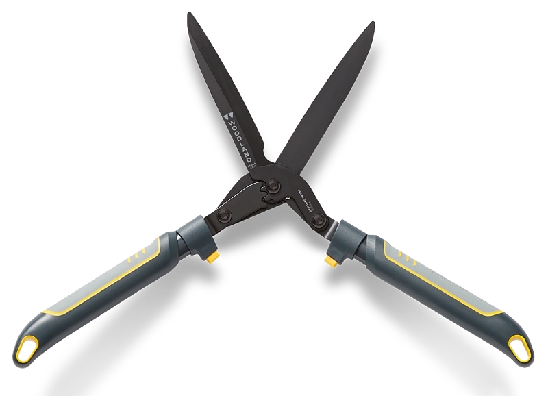 Woodland Tools Co MaxForce 20-4003-100 Super Duty Hedge Shear, HCS Blade, Ergonomic, Non-Slip, Soft Handle, 24 in OAL