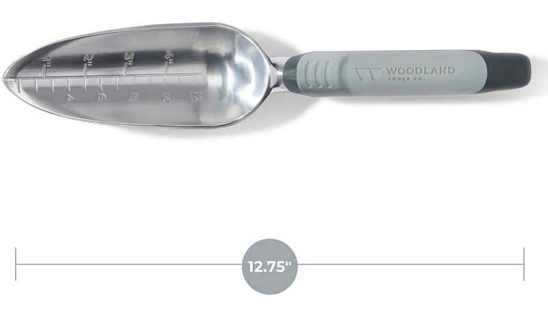 Woodland Tools Co 30-9007-100 Heavy-Duty Transplanter, Aluminum Blade, Ergonomic, Soft Grip Handle, 12-3/4 in OAL