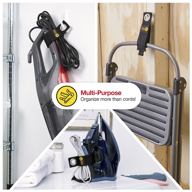 Wrap-It Storage 103-20BX Storage Strap, 2.9 in Dia, 1-1/2 in W, 10 in L, Polypropylene, 50 lb Working Load