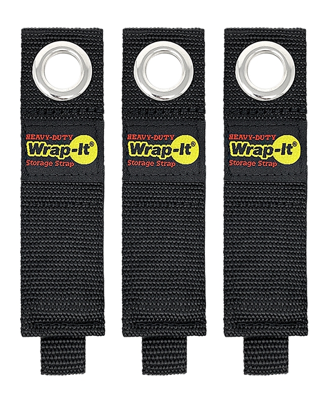 Wrap-It Storage 103-20BX Storage Strap, 2.9 in Dia, 1-1/2 in W, 10 in L, Polypropylene, 50 lb Working Load