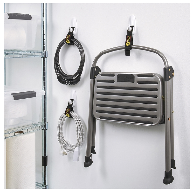 Wrap-It Storage 104-10BX Storage Strap, 1.9 in Dia, 1 in W, 7 in L, Polypropylene, 25 lb Working Load