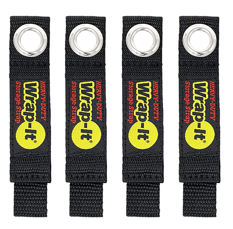 Wrap-It Storage 104-10BX Storage Strap, 1.9 in Dia, 1 in W, 7 in L, Polypropylene, 25 lb Working Load