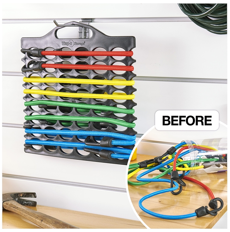 Wrap-It Storage 108-BB-8406 Bungee Cord, Hook End