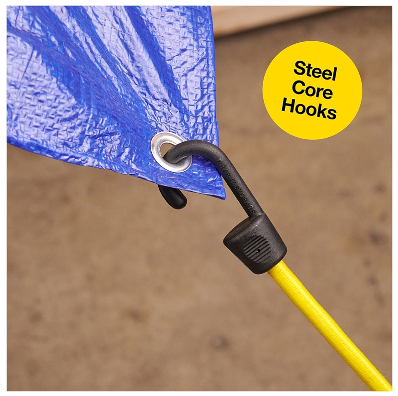 Wrap-It Storage 108-BB-8406 Bungee Cord, Hook End